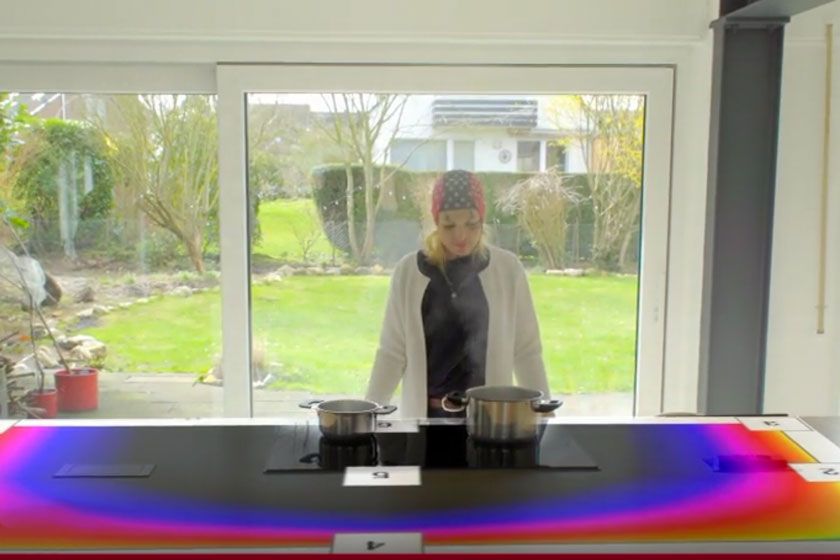 Magnetfelder um Induktionsherd